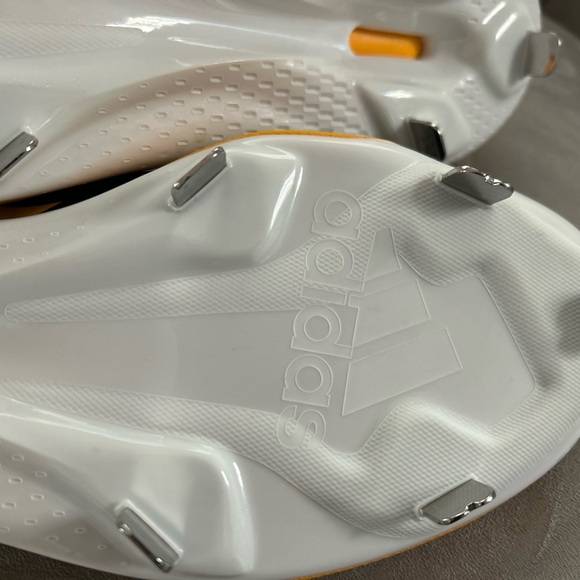 Adidas Icon 7 Bounce Mens Black Yellow Baseball Cleats Size 14 NEW - Picture 8 of 9